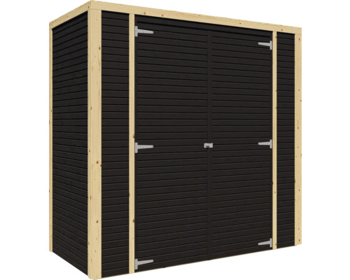 Geräteschuppen mit Doppeltür aus Holz