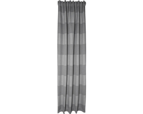 Vorhang mit Band Galdin Stripe grau 140x245 cm