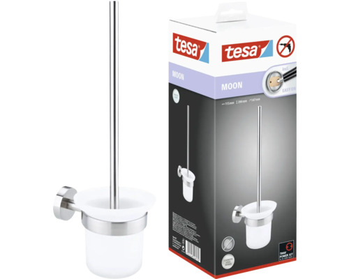 Tesa Moon WC-Garnitur mit Halter und Verpackung