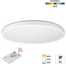 LED Deckenleuchte mit Fernbedienung zur Steuerung der Lichtfarbe und des RGB-Backlights