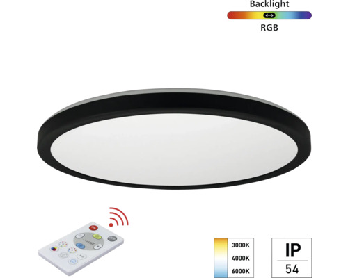 LED Deckenleuchte mit Fernbedienung und Schutzart IP54