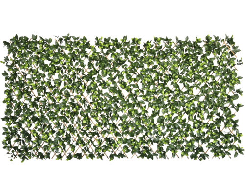 Bambuszaun, Rankgitter künstlich Gardenia 180 x 90 cm Flexibles Rankgitter mit Blättern als Sichtschutz