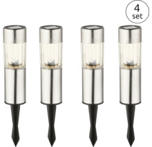 Viererpack Solarleuchten für den Garten