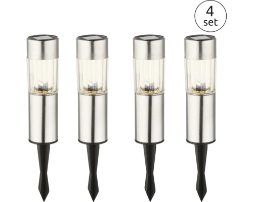 Viererpack Solarleuchten für den Garten