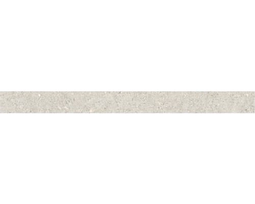 Feinsteinzeug Sockelfliese Ghent Silver 8x90 cm Fliesen mit Steinoptik