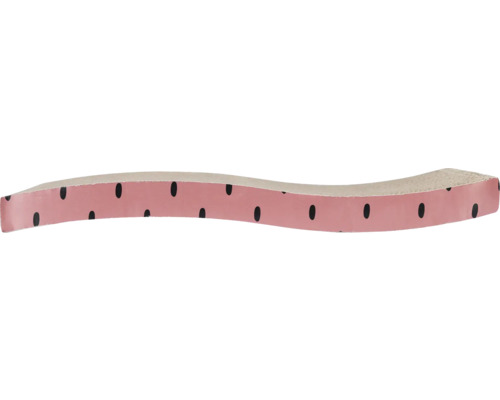 Kratzbrett für Katzen, gewellte Form mit Punkten