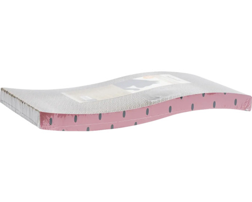 Wellenförmiger Katzenkratzbaum aus Karton