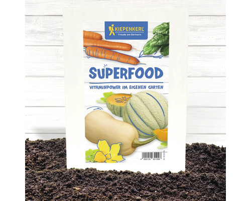 Kiepenkerl Superfood Saatgutpackung mit Karotten, Kürbis und Melone