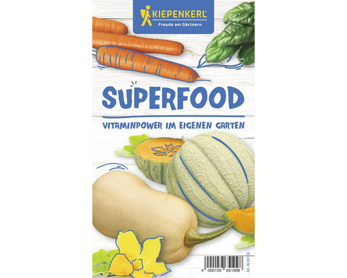 Samen-Bundle Kiepenkerl 'Superfood', 4 Packungen inkl. Aussaatratgeber Gemüsesamen Superfoodmischung für den eigenen Garten