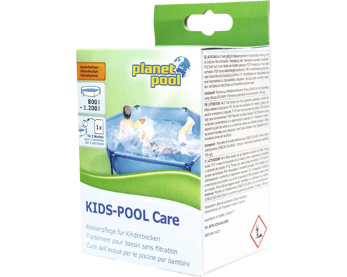 Planet Pool Kids-Pool Care Wasserpflege für Kinderbecken mit einem Fassungsvermögen von 800 bis 1200 Liter