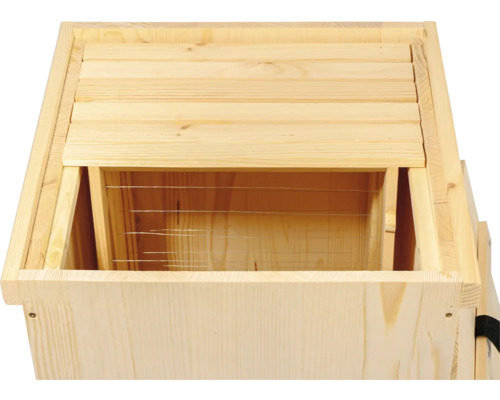 Bienenbeute aus Holz mit herausnehmbaren Rahmen