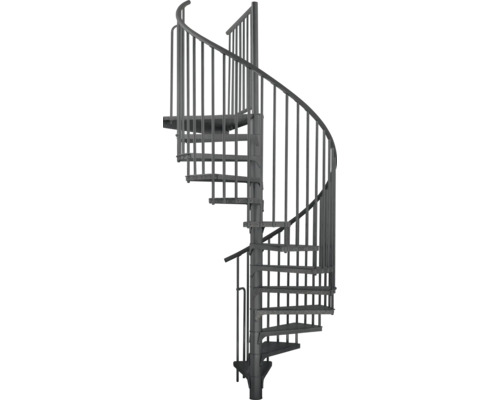 Stahl-Wendeltreppe mit Geländer für den Außenbereich