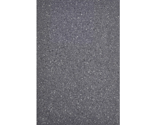 PVC-Boden Maxima Uni 790D dunkelblau 200 cm breit (Meterware) Nahaufnahme einer Arbeitsplatte mit gesprenkeltem Muster