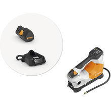 Stihl Akku, Ladegerät und Luftpumpe