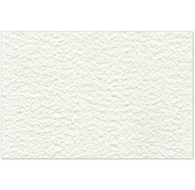 Nahaufnahme einer weißen Putzoberfläche mit rauer Textur.