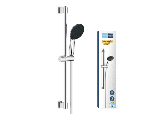 Grohe Brausestangenset mit Handbrause und Verpackung