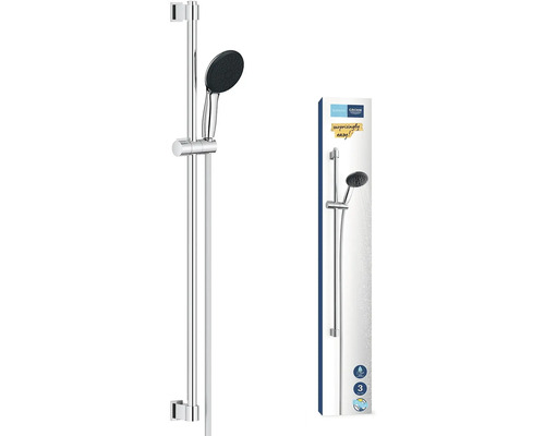 Grohe Brausestangenset mit Handbrause und Produktverpackung
