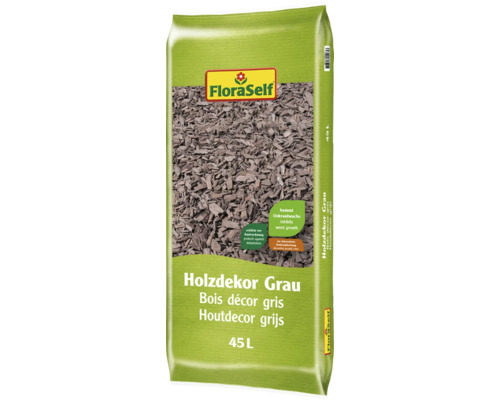 Holzdekor FloraSelf grau-braun 45 L