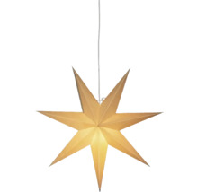 Goldener Papierstern zum Aufhängen