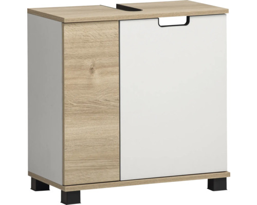 Waschbeckenunterschrank mit Tür und Schublade