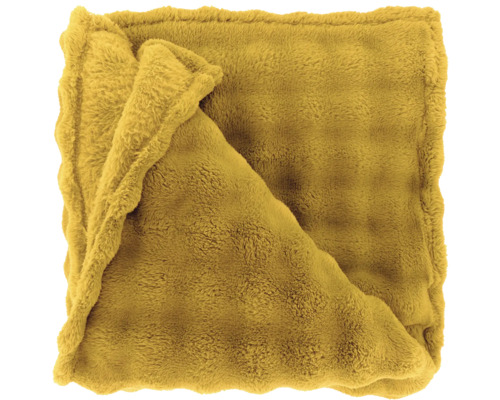 Quadratische, zusammengefaltete Kuscheldecke