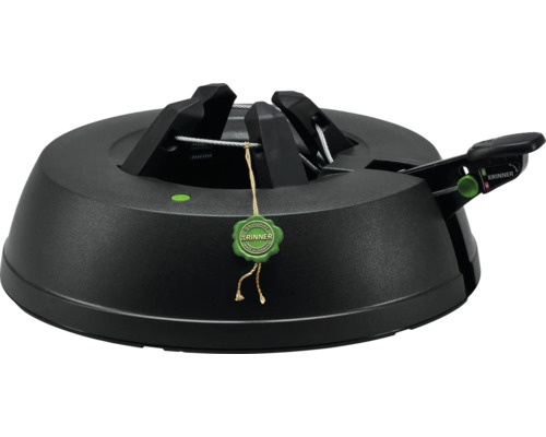 Christbaumständer Krinner Comfort Grip+ S Kunststoff max. Baumhöhe 2,3 m max. Stammdurchmesser 11 cm schwarz Schwarzer Christbaumständer mit grüner Siegelmarke