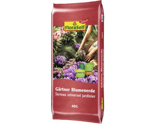 Gärtner Blumenerde im 40 Liter Sack für den Garten