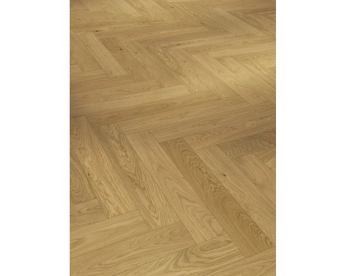 Parador Echtholz-Parkett Bardolino Natur Eiche Fischgrät Matt lackiert 570 x 95 x 13 mm