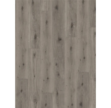 Verbundene graue Vinylbodenpaneele mit Holzmaserung