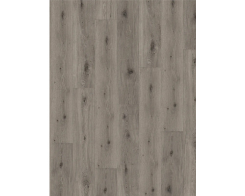 Verbundene graue Vinylbodenpaneele mit Holzmaserung