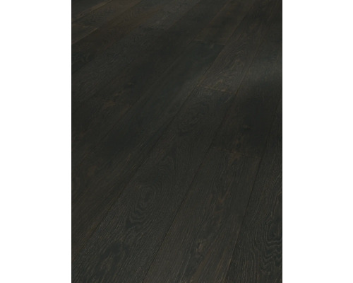 Parador Echtholz-Parkett Pinot schwarz Eiche Landhausdiele Matt lackiert 2200 x 185 x 13 mm Parador Echtholz-Parkett Pinot schwarz Eiche Landhausdiele Matt lackiert 2200 x 185 x 13 mm