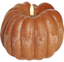 Dekorative Kürbiskerze für Herbstdekoration