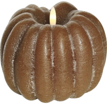 Dekorative Kürbiskerze mit Licht