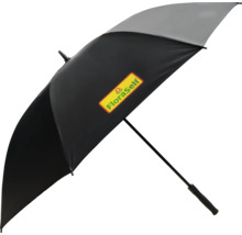 Offener Regenschirm mit FloraSelf Logo