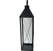 Laterne aus Metall und Glas