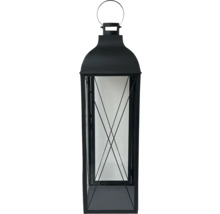 Dekorative Laterne aus Metall und Glas mit Tragegriff