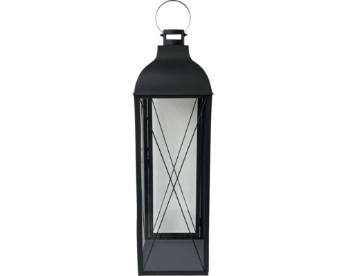 Dekorative Laterne aus Metall und Glas mit Tragegriff