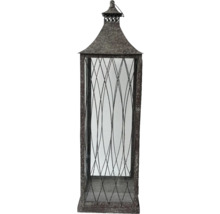 Dekorative Laterne aus Metall mit Glas