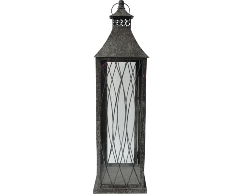 Dekorative Laterne aus Metall und Glas für den Außenbereich
