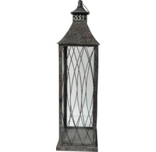 Laterne aus Metall mit Glasfenstern