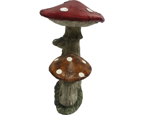 Dekorativer Pilz aus Kunststein für den Garten