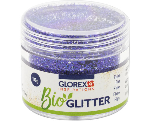 Glorex Bio Glitzer, 10 Gramm Dose
