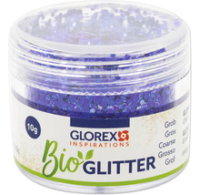 Glorex Bio Glitzer, 10 Gramm, grob