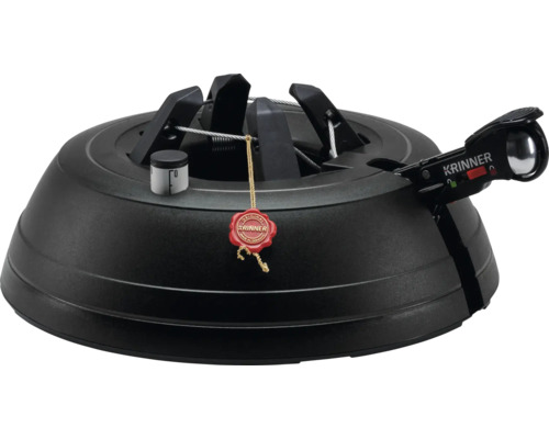 Weihnachtsbaumständer Krinner Ultra Grip+ XL Black Kunststoff max. Baumhöhe 3 m max. Stammdurchmesser 12 cm Christbaumständer mit Seilzugtechnik und Wasserstandsanzeige