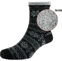 Socke mit Muster und Innenansicht