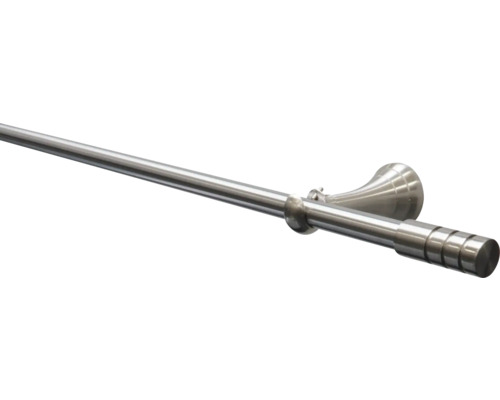 Gardinenstange aus Metall mit Halterung
