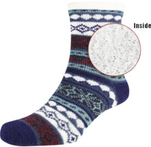 Socke mit Muster und Fütterung