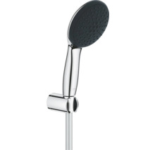 Handbrause aus Chrom mit Wandhalterung