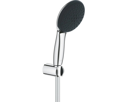 Handbrause aus Chrom mit Wandhalterung