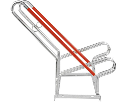 Fahrradständer für zwei Fahrräder aus Metall